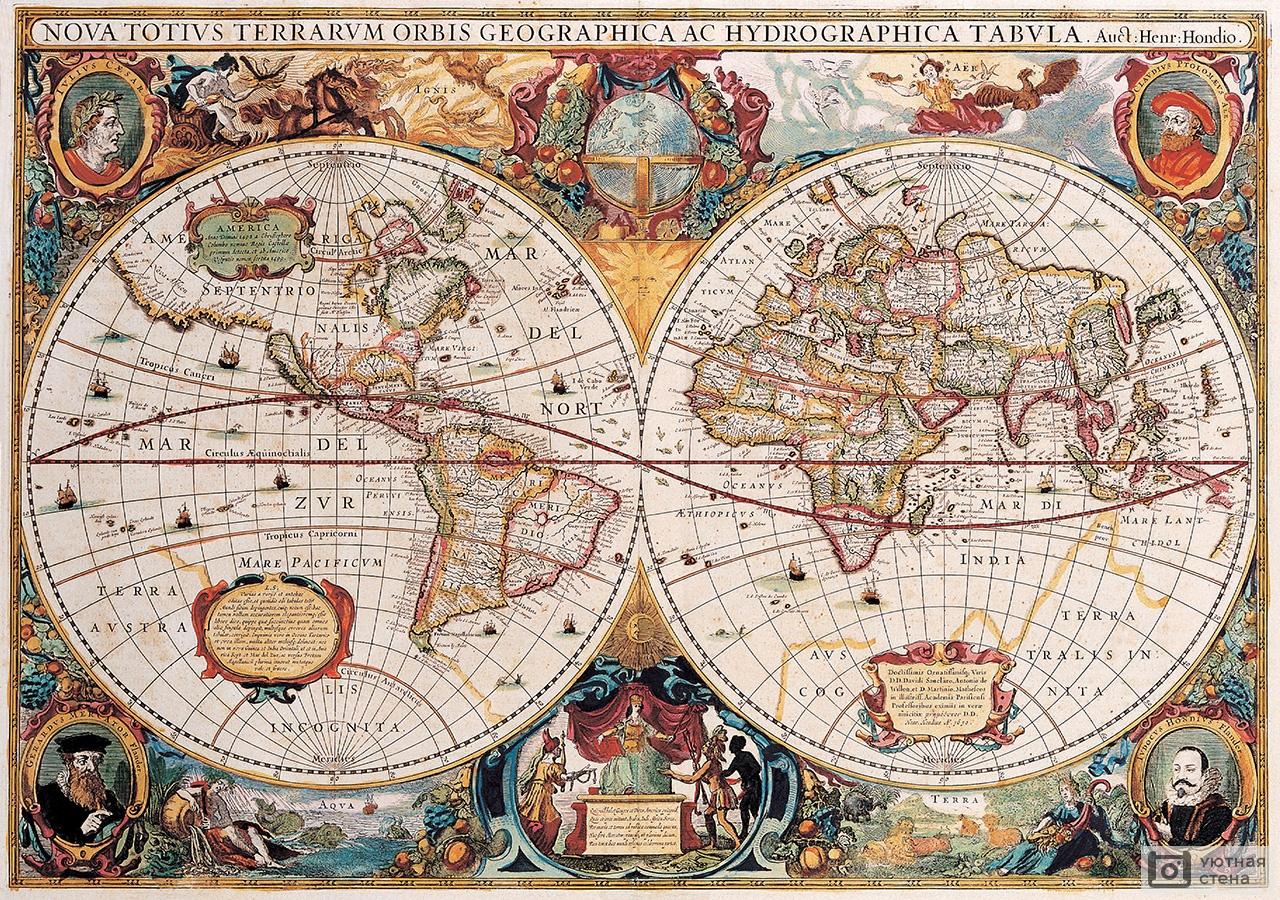 История возникновения географических карт