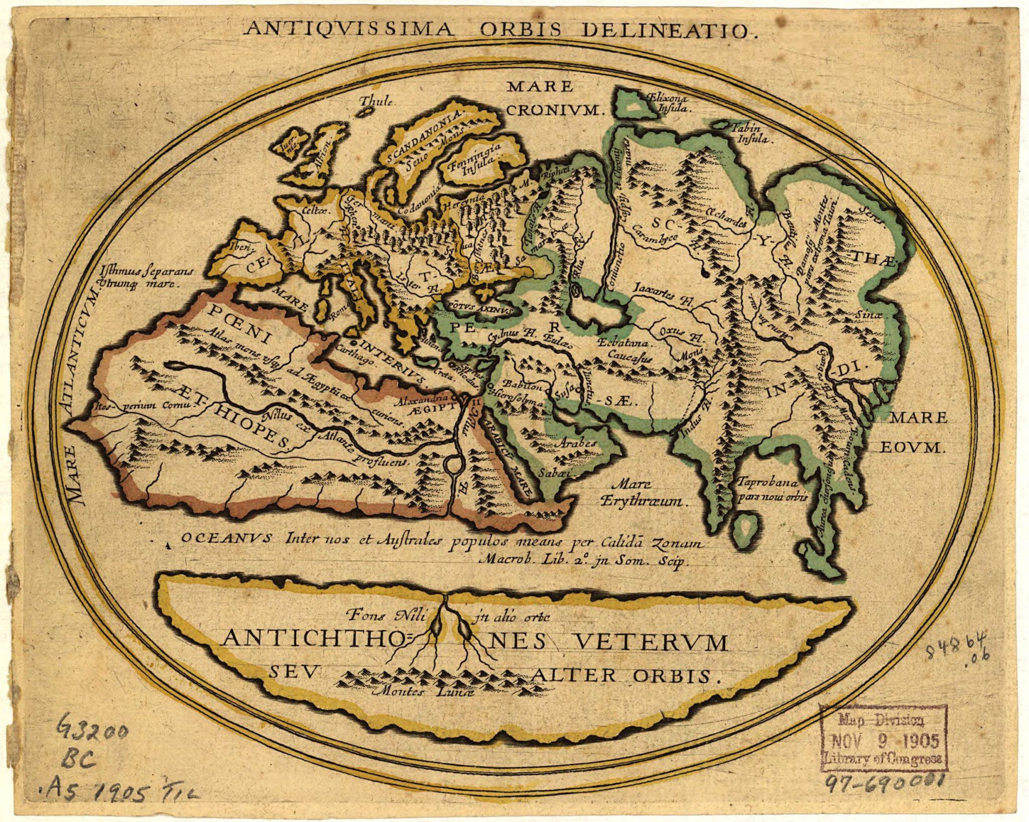 История возникновения географических карт