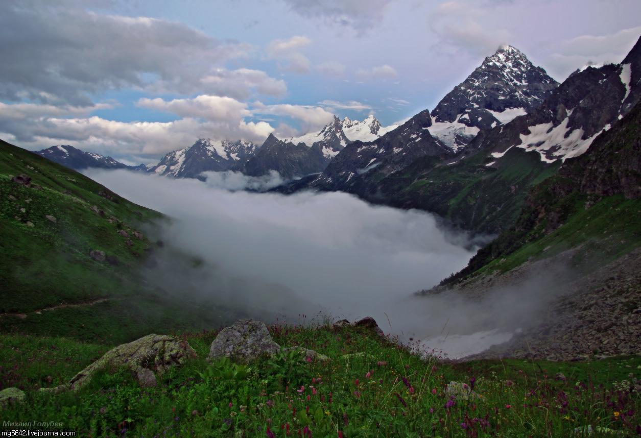 Климат кавказских гор на западе
